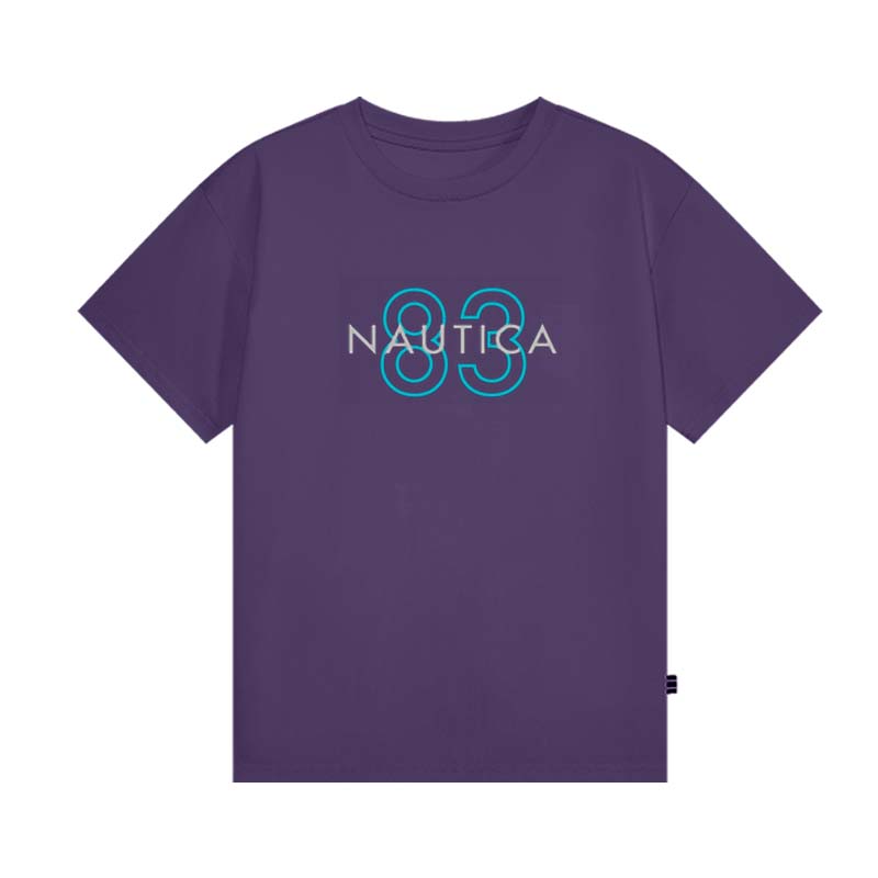 

NAUTICA Футболка navy blue, purple, white, light olive для подростков