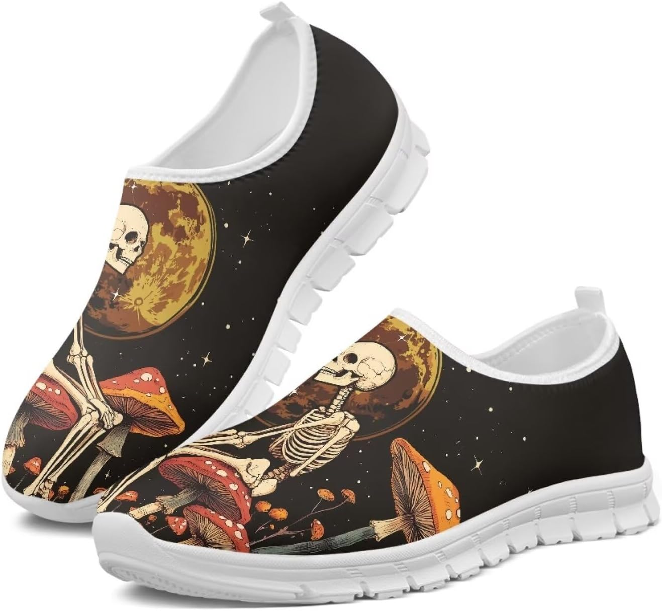 

Мужские кроссовки Vuriqeby слипоны для тенниса, удобная обувь для бега, легкая мягкая рабочая обувь с поддержкой свода стопы, для вечеринок, размер US 5-14, белая подошва