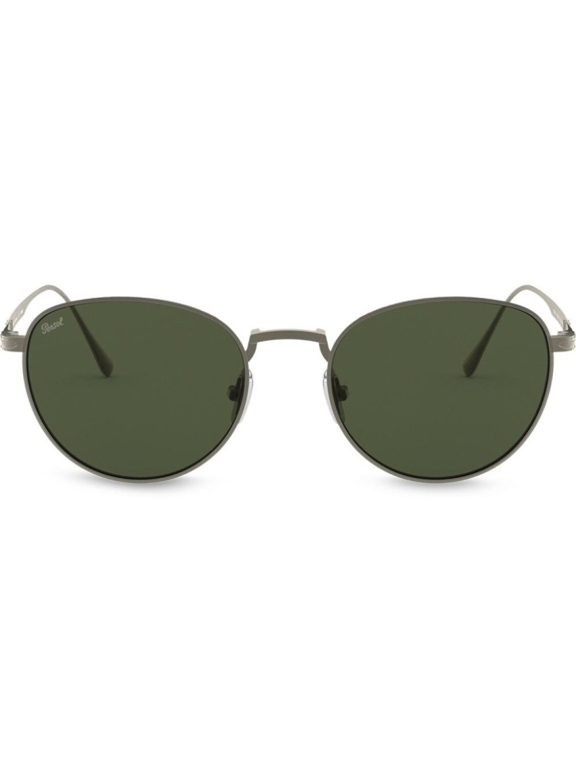 

Persol солнцезащитные очки в круглой оправе, серый