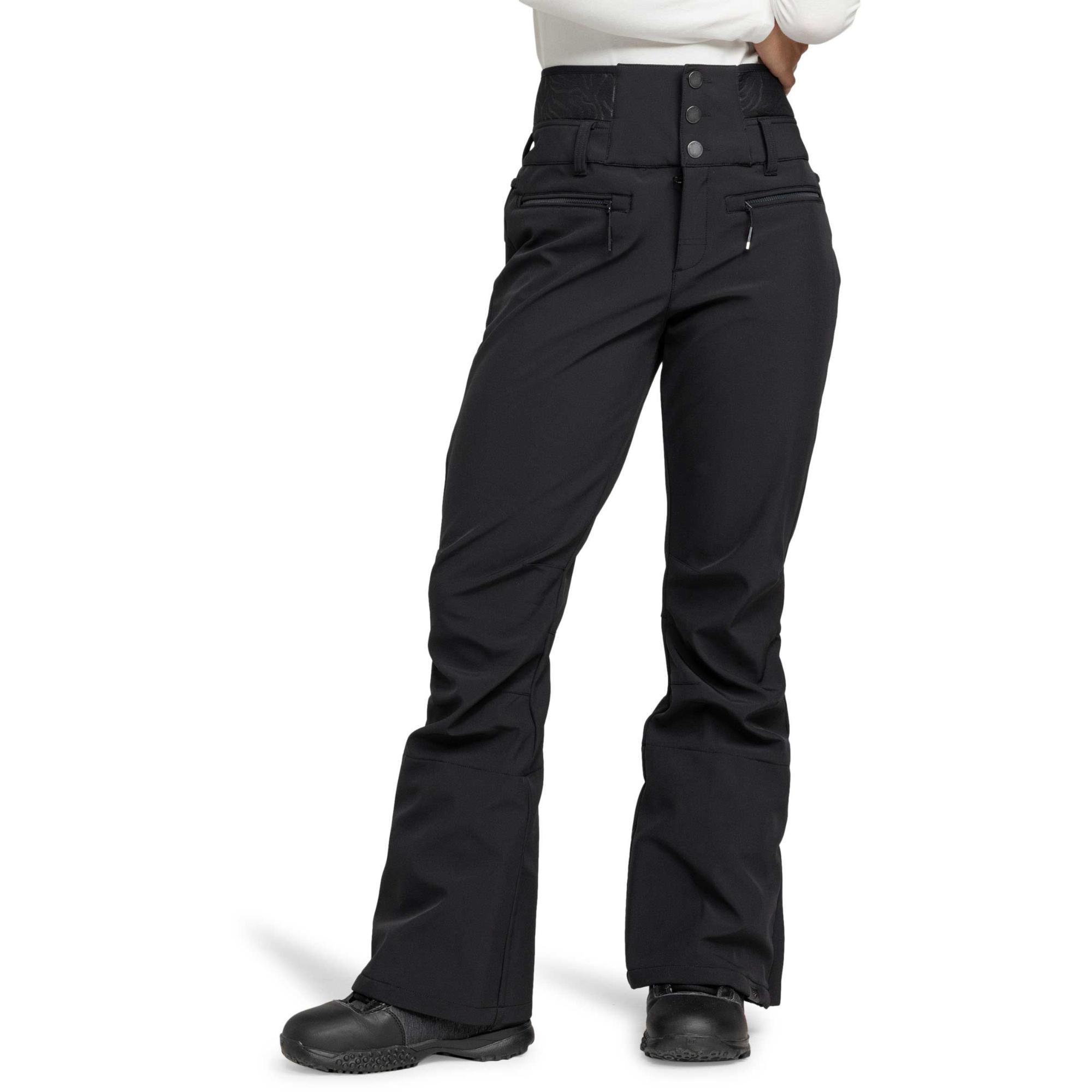 

Женские короткие зимние штаны Rising High Snow Pants. ROXY, Black