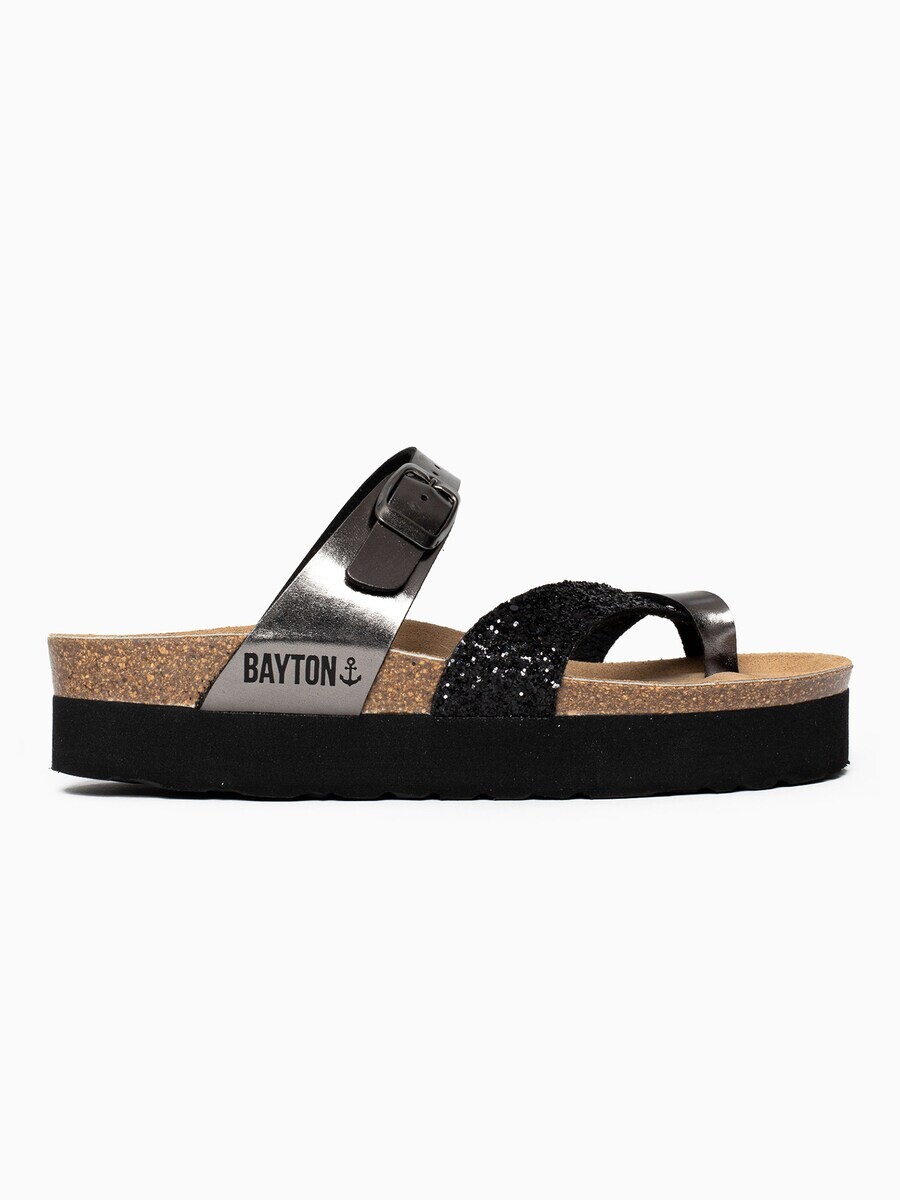 Сандалии с т-образным ремешком Bayton T-Bar Sandals Andromac, цвет silver grey — фото 3