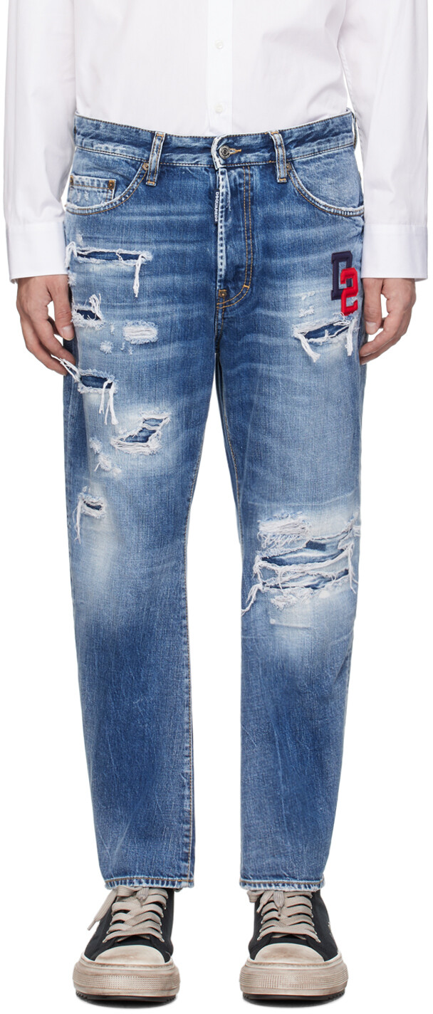 

Синие джинсы Bro Dsquared2