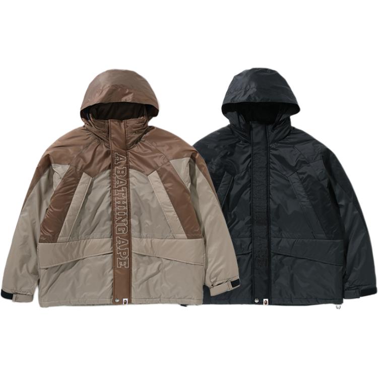 

Куртка мужская с капюшоном, средней плотности, другие A Bathing Ape, коричневый