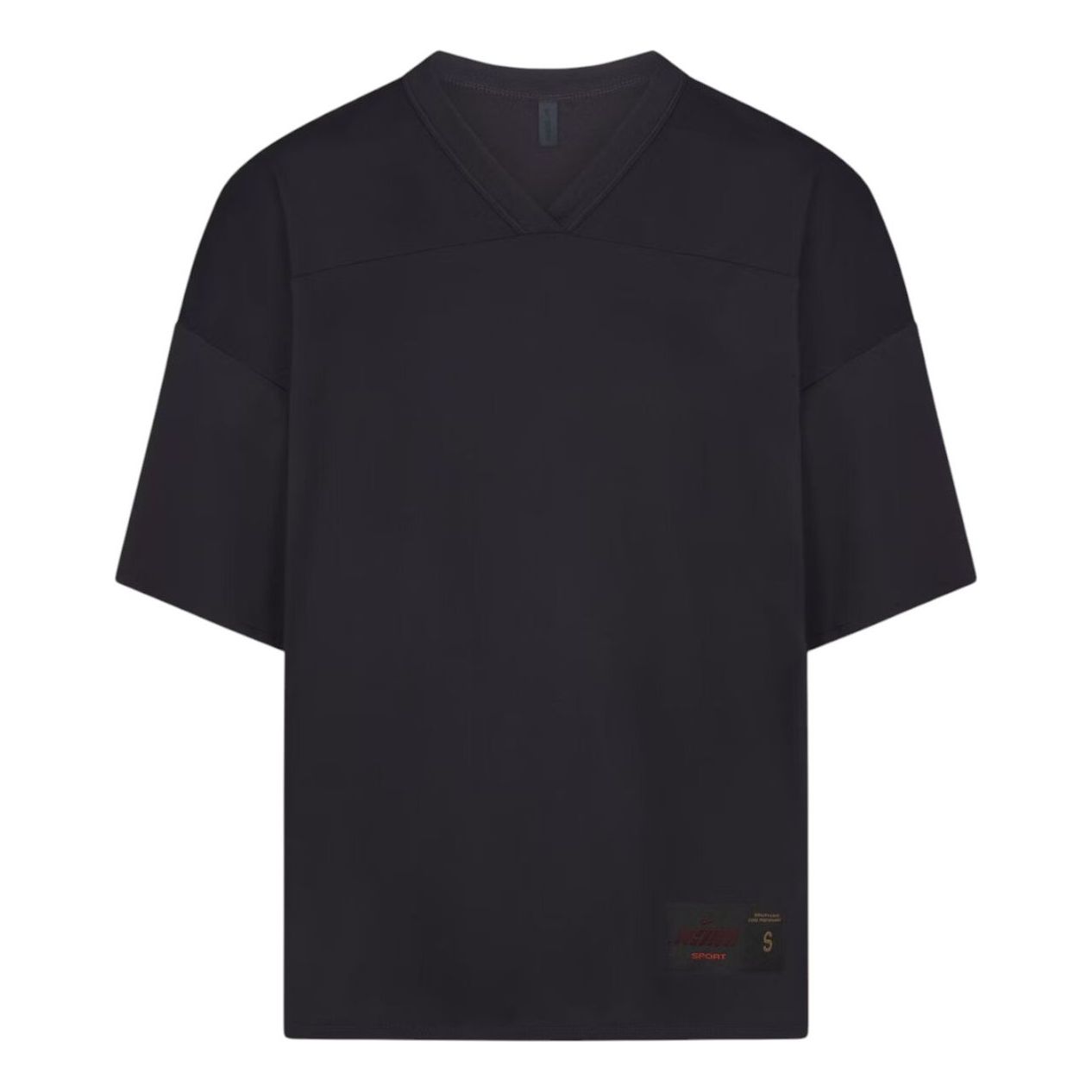 

Футболка (WMNS) Nike x SKIMS Airy Oversized V-Neck T-Shirt 'Obsidian'