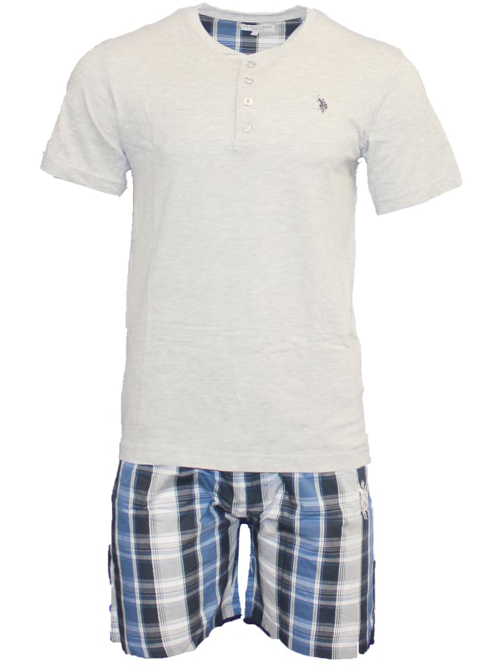 

Пижама U.S. Polo Assn., цвет grau/blau