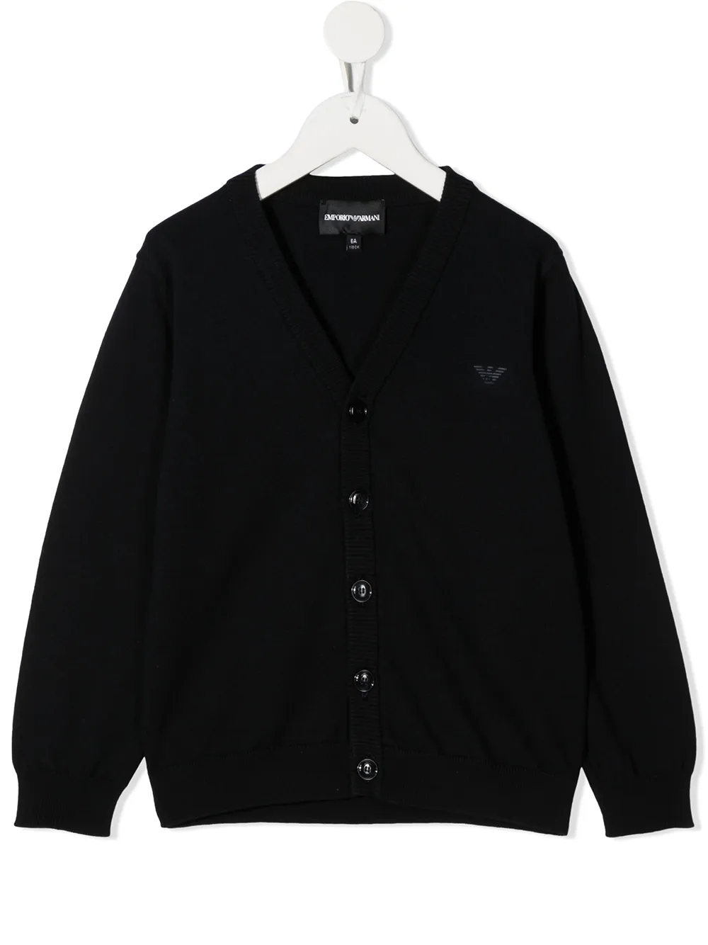 

Кардиган на пуговицах Emporio Armani Kids, синий