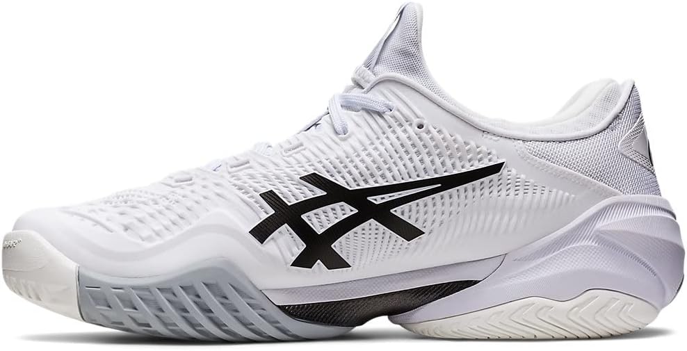Теннисные кроссовки Asics Men's Court FlyteFoam 3, белый/черный — фото 4