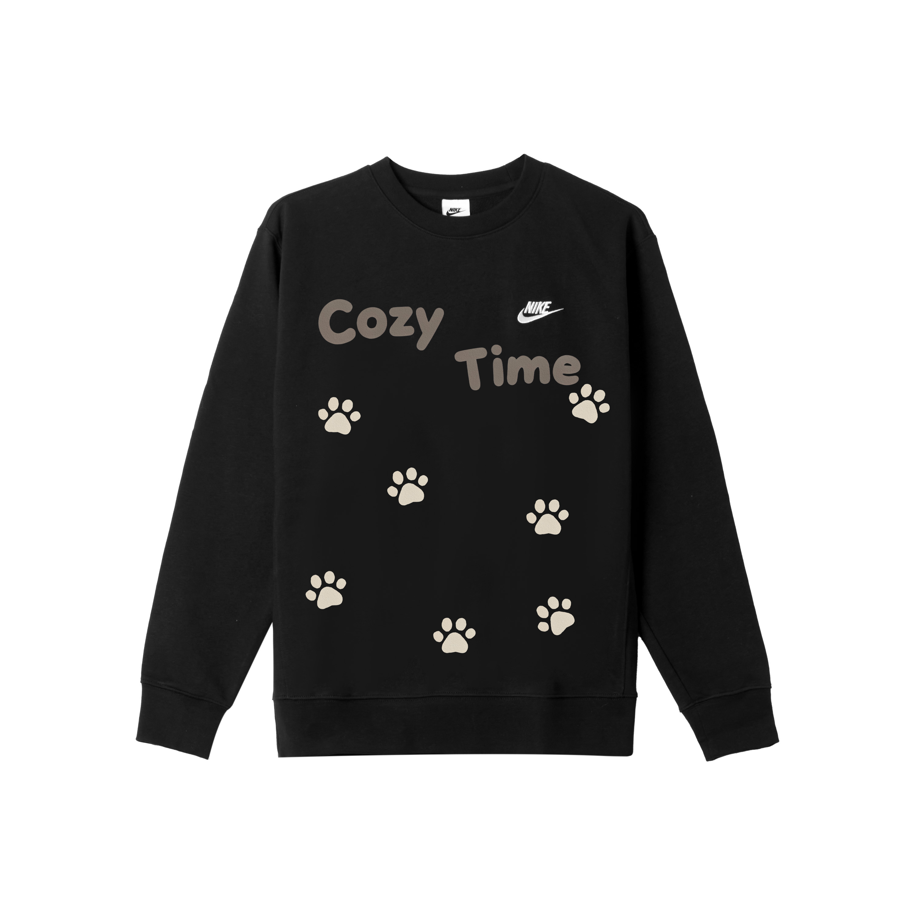 

Nike Мужская толстовка с круглым вырезом, черная, средней толщины, Черный, Nike Мужская толстовка с круглым вырезом, черная, средней толщины