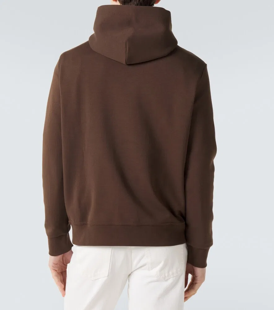 Толстовка из смесового хлопка Polo Ralph Lauren, коричневый — фото 4