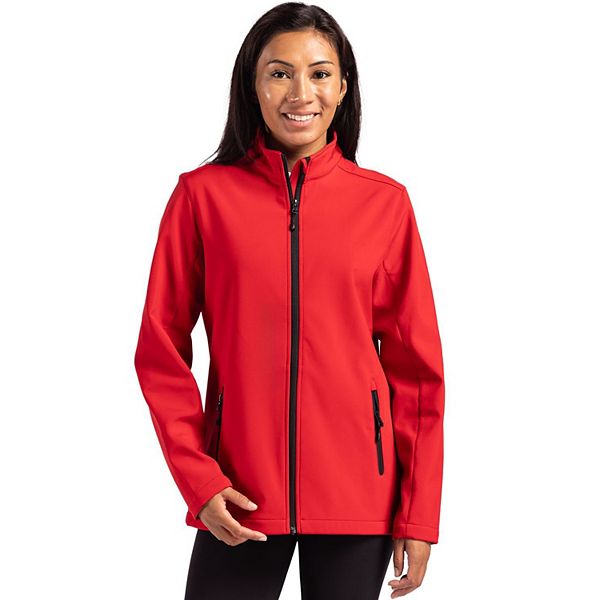 

Женская софтшелл куртка Tempo stretch full zip Clique, Red Black