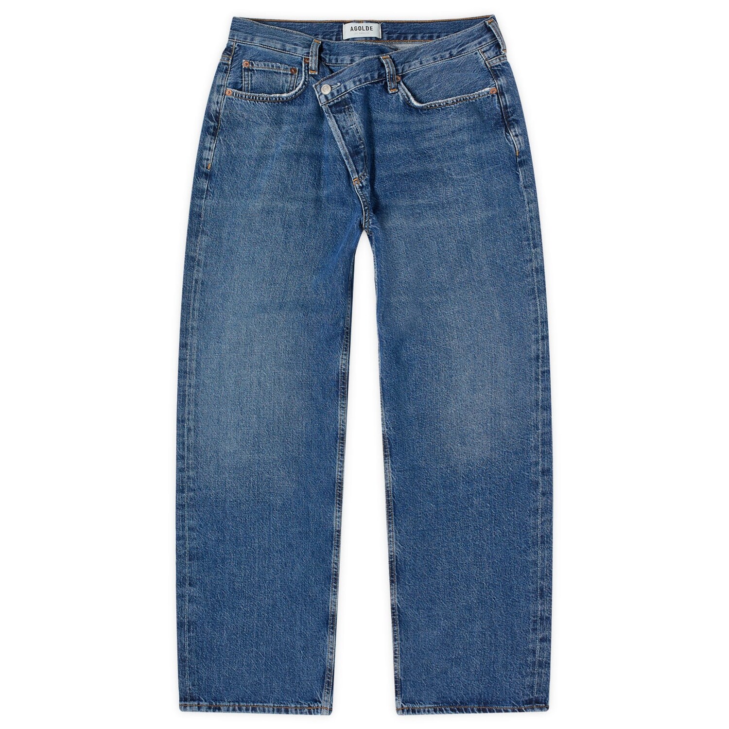 

Джинсы прямого кроя Agolde Criss Cross Jeans, цвет Control