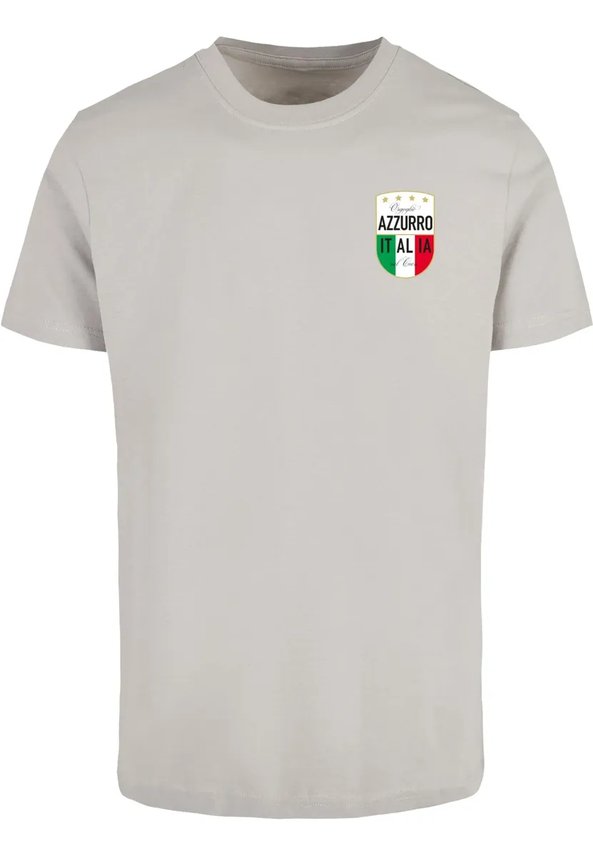 

Футболка MisterTee "MisterTee Azurro Italia Crest Tee", цвет Lightasphalt