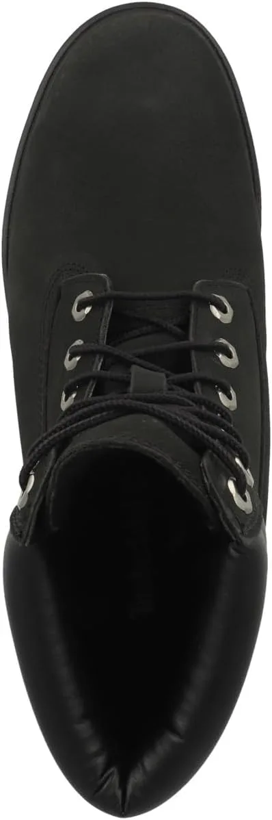 Мужские ботинки Timberland 6-Inch Basic из водонепроницаемой нубуковой кожи темно-синего цвета — фото 2