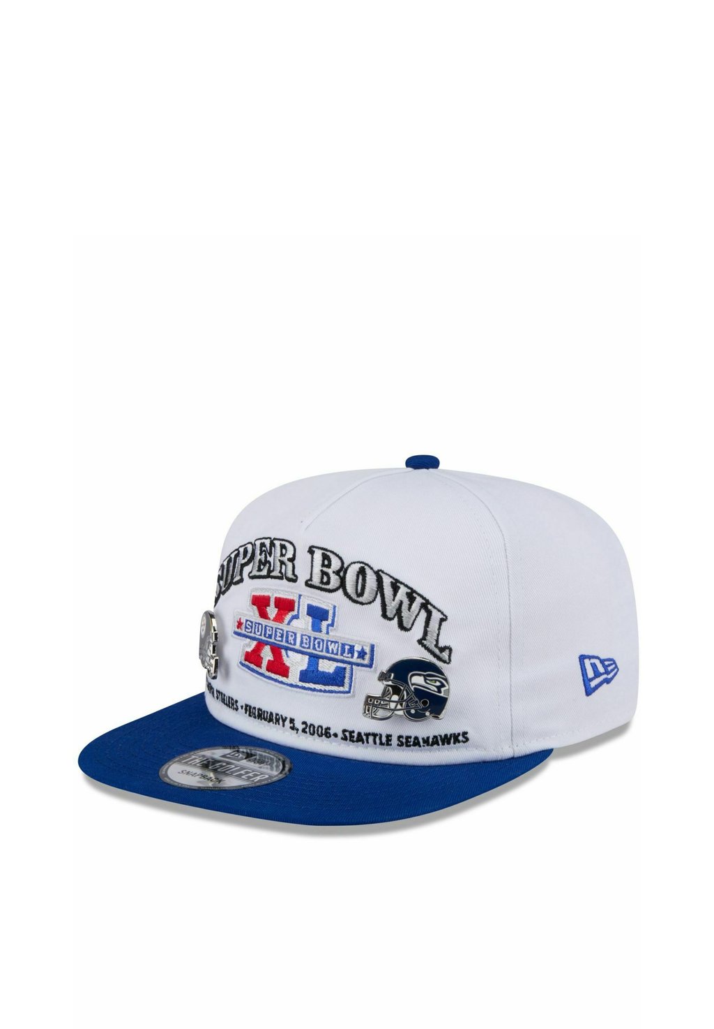 

Бейсболка GOLFER SUPER BOWL PIN STEELERS SEAHAWKS New Era, белый