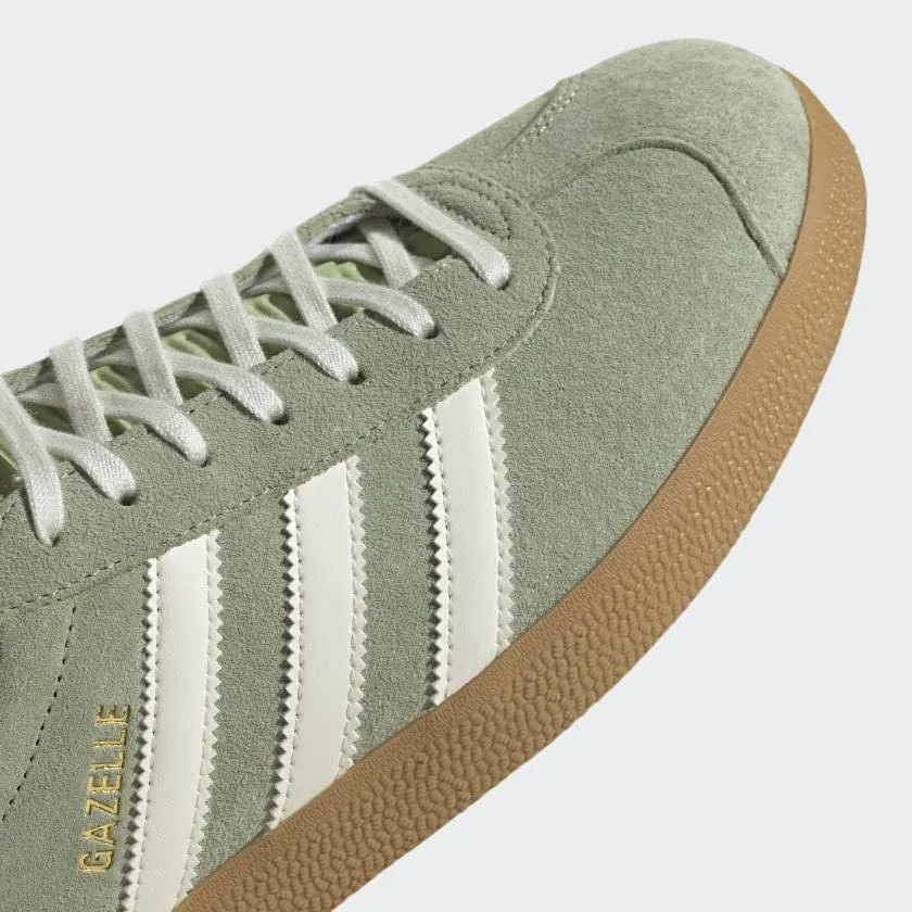 Мужские кроссовки Adidas Gazelle для зала, зеленый — фото 2