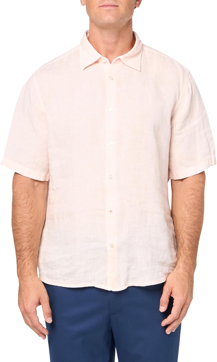 

BOSS Мужская рубашка Regular Fit из хлопкового оксфорда с коротким рукавом, Pastal Pink