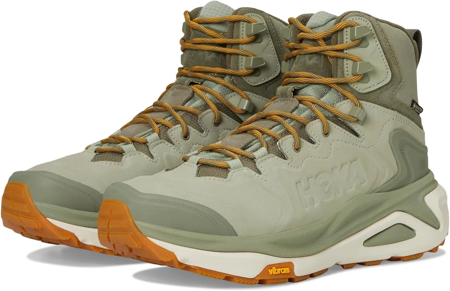 HOKA Мужские кроссовки Kaha 3 GTX, Sea Moss / Oat Milk
