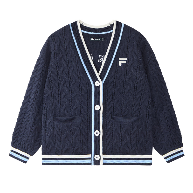 

Футболка FOB Series Knitwear женская ночной черный синий FILA FUSION