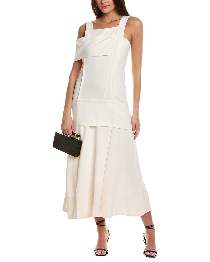 

3.1 Платье макси с открытыми плечами Phillip Lim 3.1 Phillip Lim, бежевый