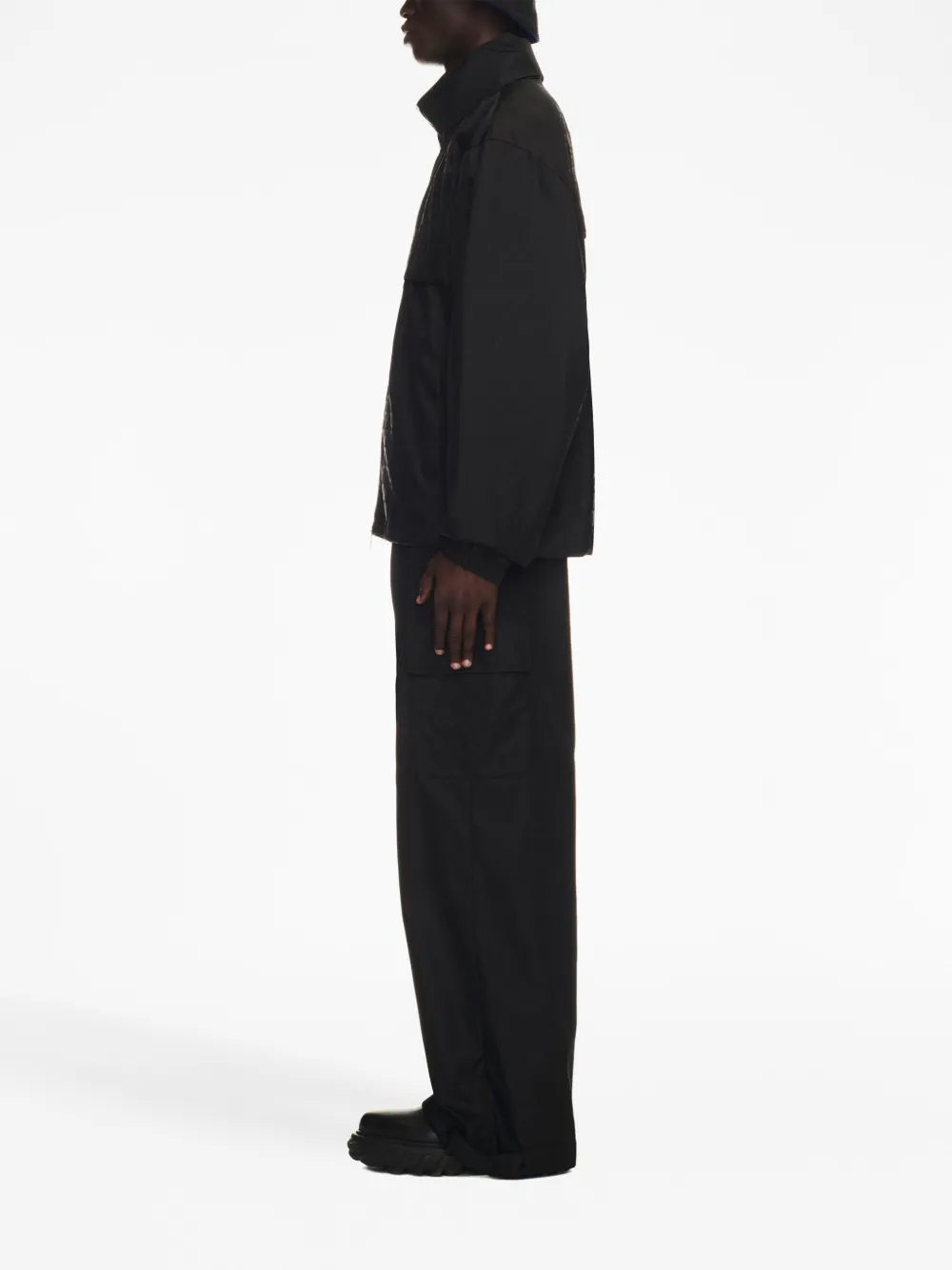 Куртка на молнии OFF-WHITE, черный — фото 3