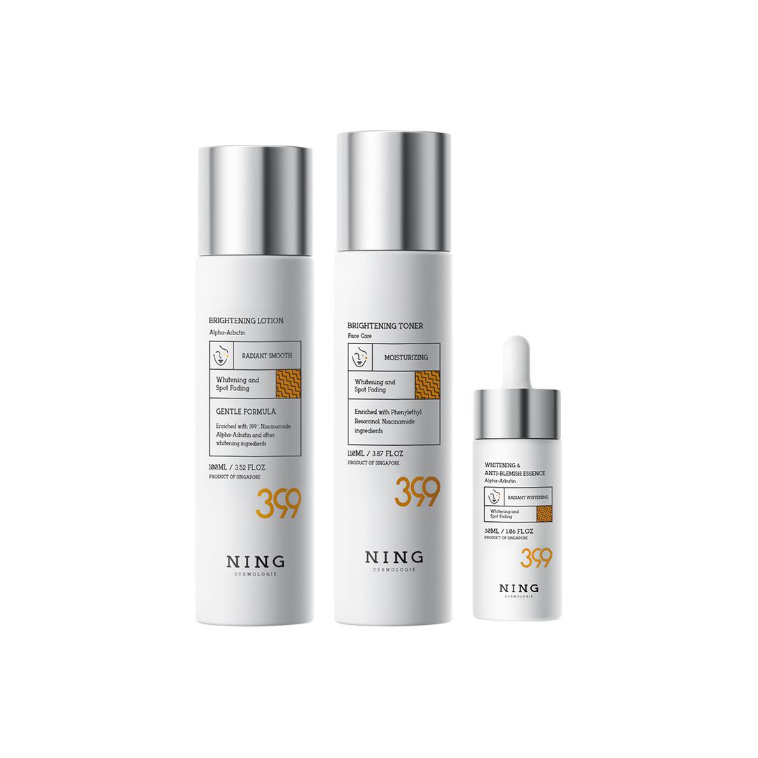 

Обновленный набор для ухода за кожей white hydrating repairing hydrating NING, Three-Piece Set A