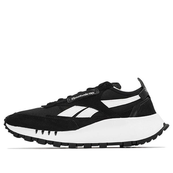 

Кроссовки classic leather legacy 'black white' Reebok, черный