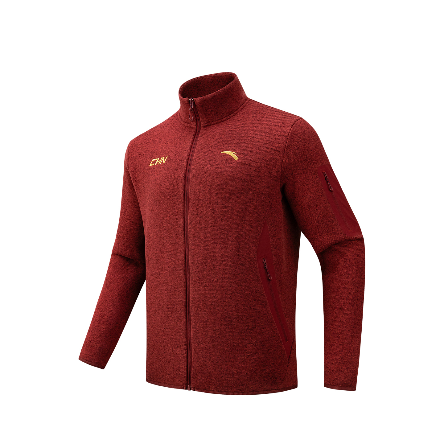 

Anta Куртка унисекс, ржаво-красный, светло-серый меланж