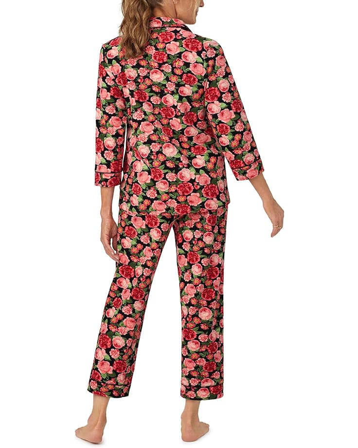 

Пижамный комплект Bedhead PJs 3/4 Sleeve Cropped PJ Set, цвет Roses Are Red