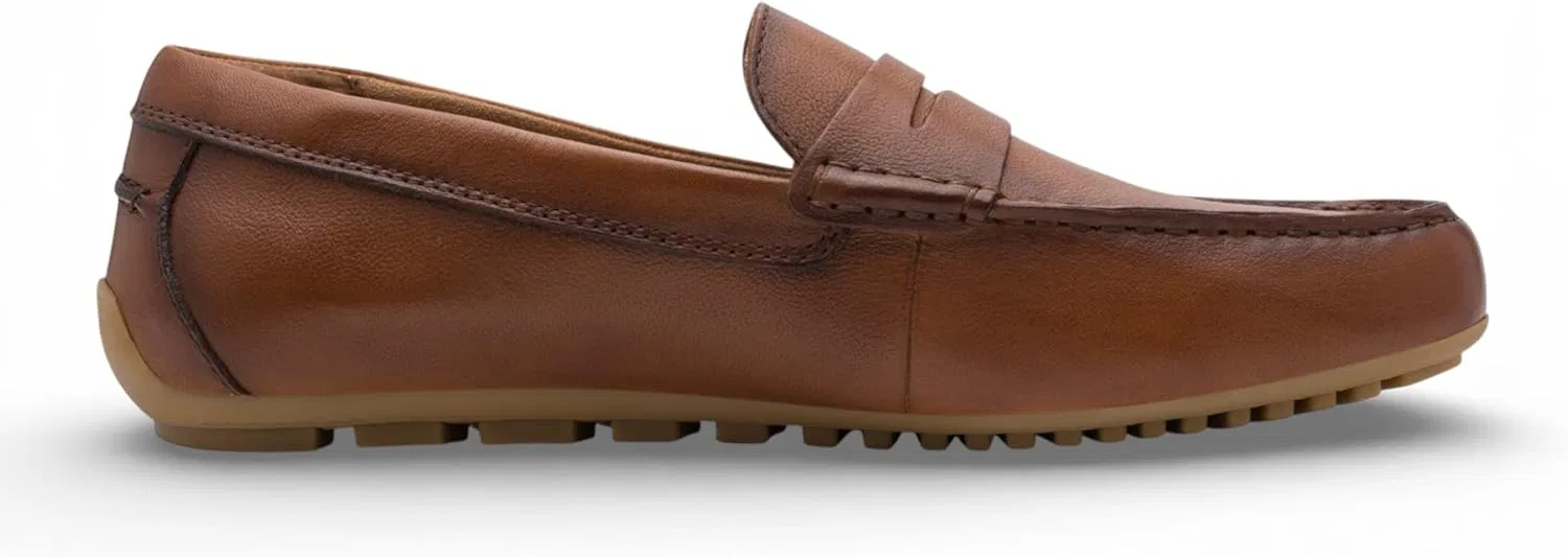 Лоферы мужские замшево-кожаные, повседневные, мокасины, коричневый Infinity Leather