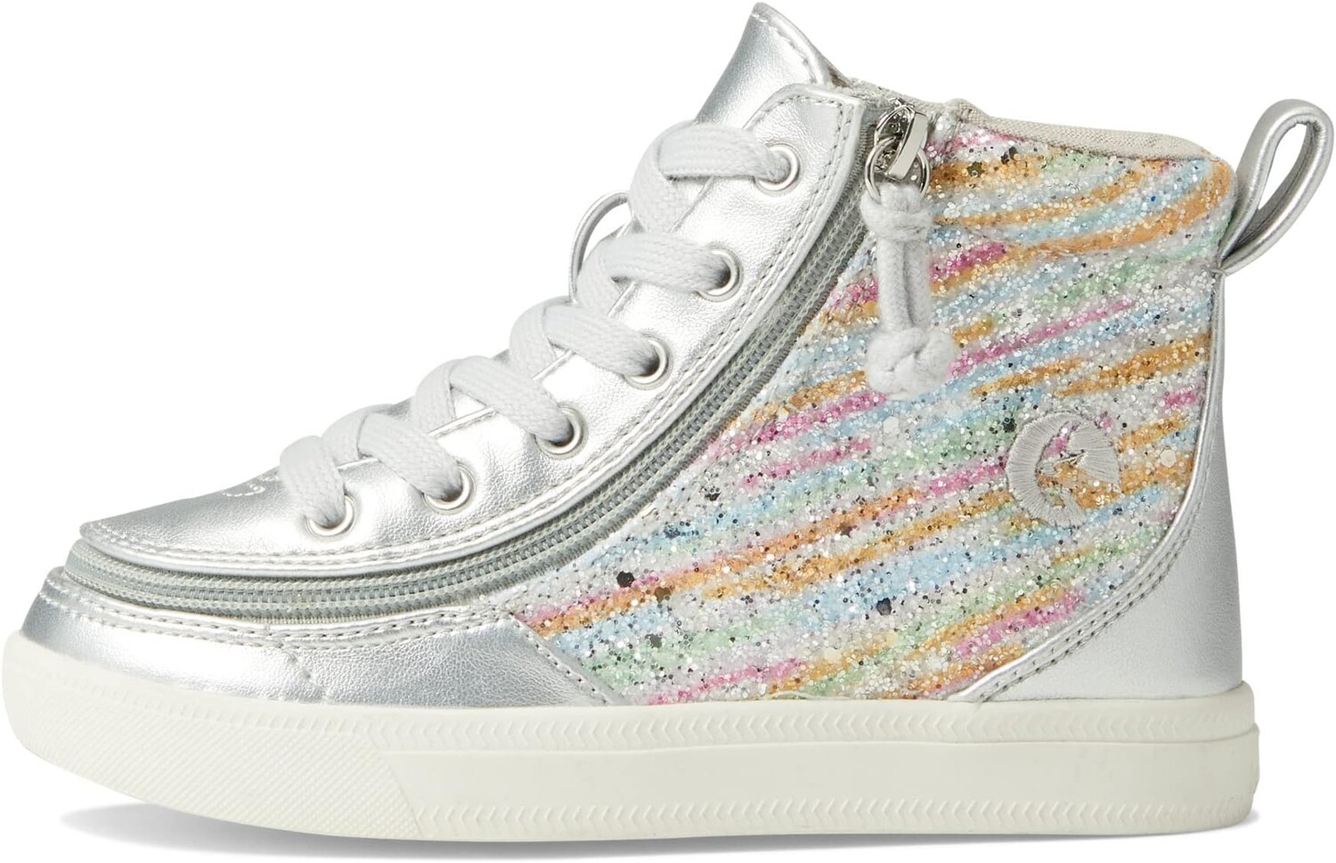 Кроссовки Classic Lace High BILLY Footwear Kids, цвет Silver Rainbow — фото 4