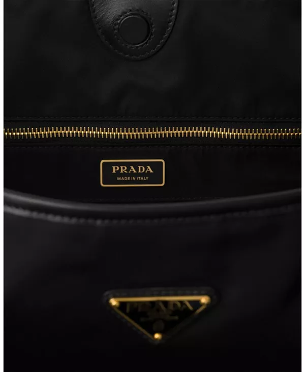Большая сумка через плечо Mariner из нейлона. Prada, черный — фото 2