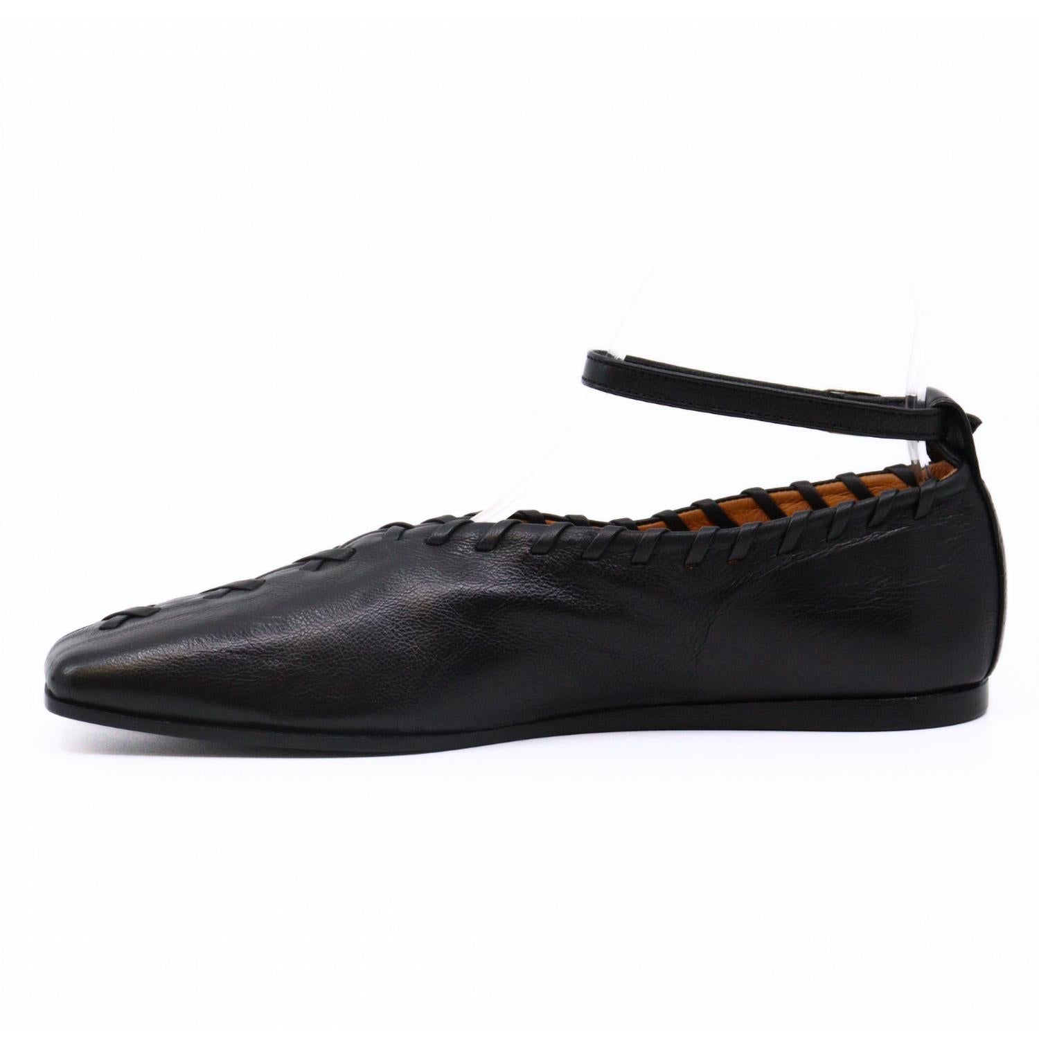 Туфли-лоферы Whip Stitch черного цвета I.N.K. Shoes — фото 3
