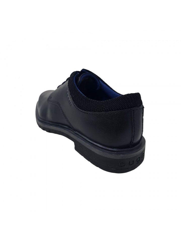Bugatti shoes Элегантные туфли на шнуровке черного цвета — фото 2