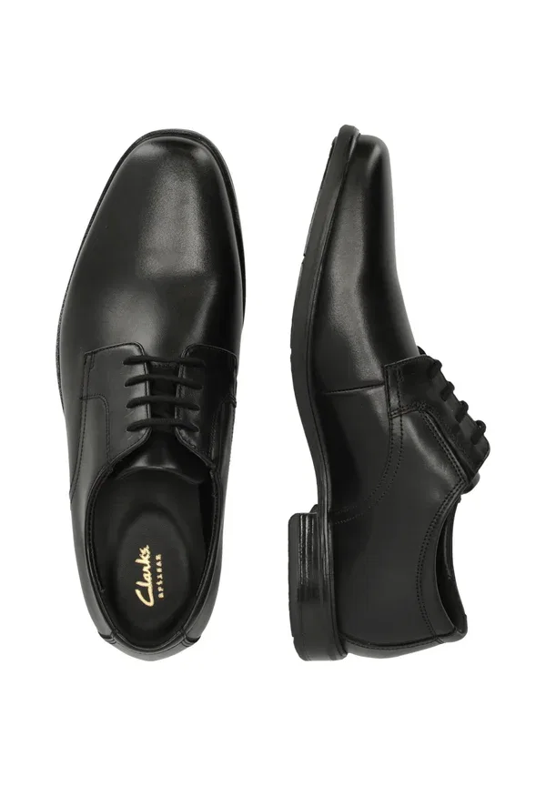Ботинки Clarks, модель Smart lace ups, черный — фото 3