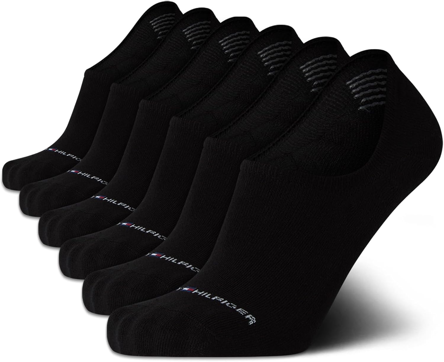 

Мужские спортивные носки Tommy Hilfiger - носки с низкой посадкой (6 шт.), All Black