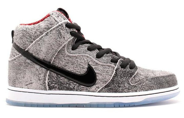 Кроссовки sb dunk high premium Nike, черный — фото 2
