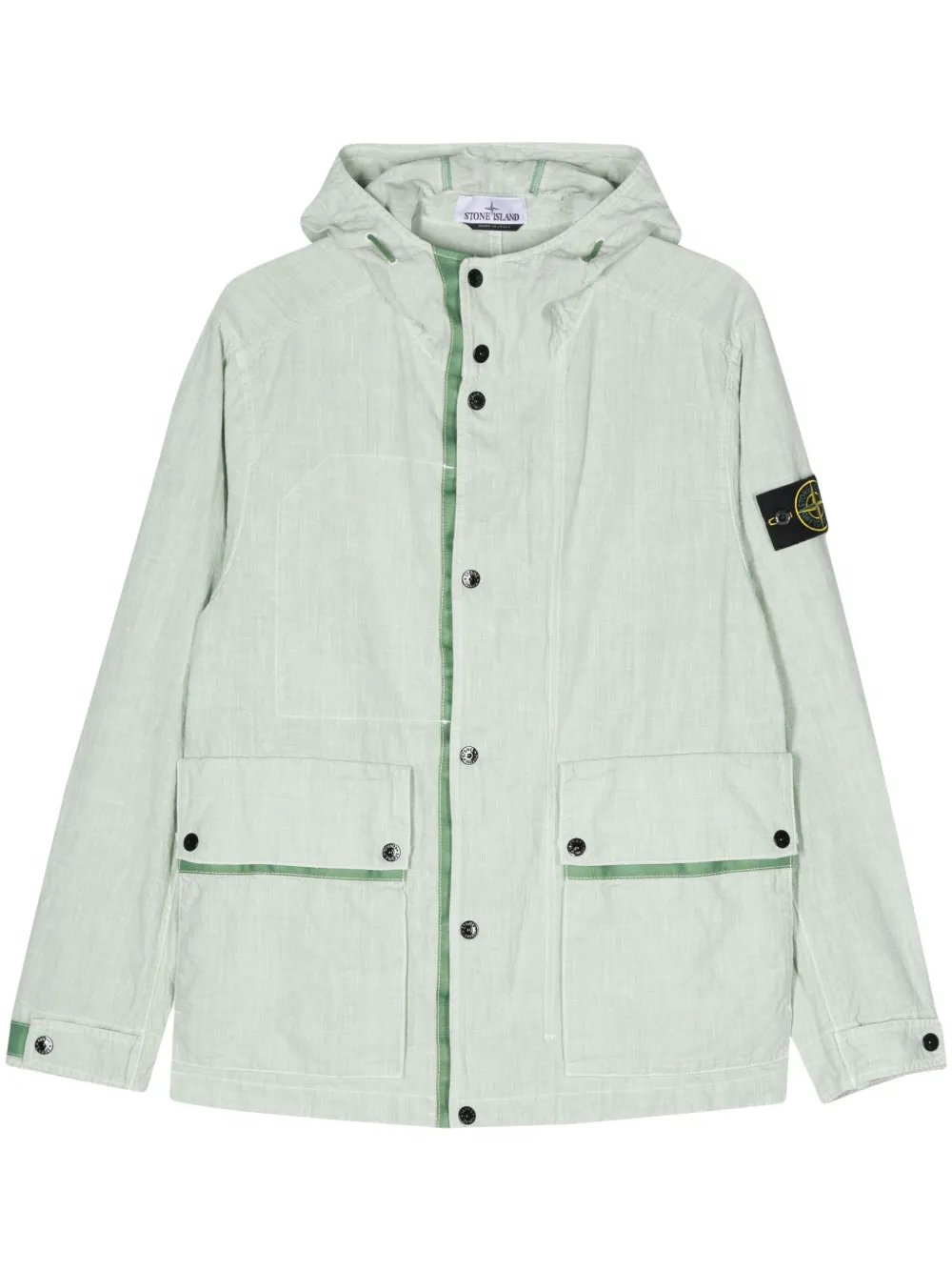 

Куртка с нашивкой Compass Stone Island, зеленый