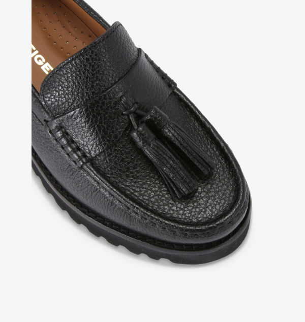 Кожаные мокасины с кисточками Minnie Kg Kurt Geiger, черный — фото 3