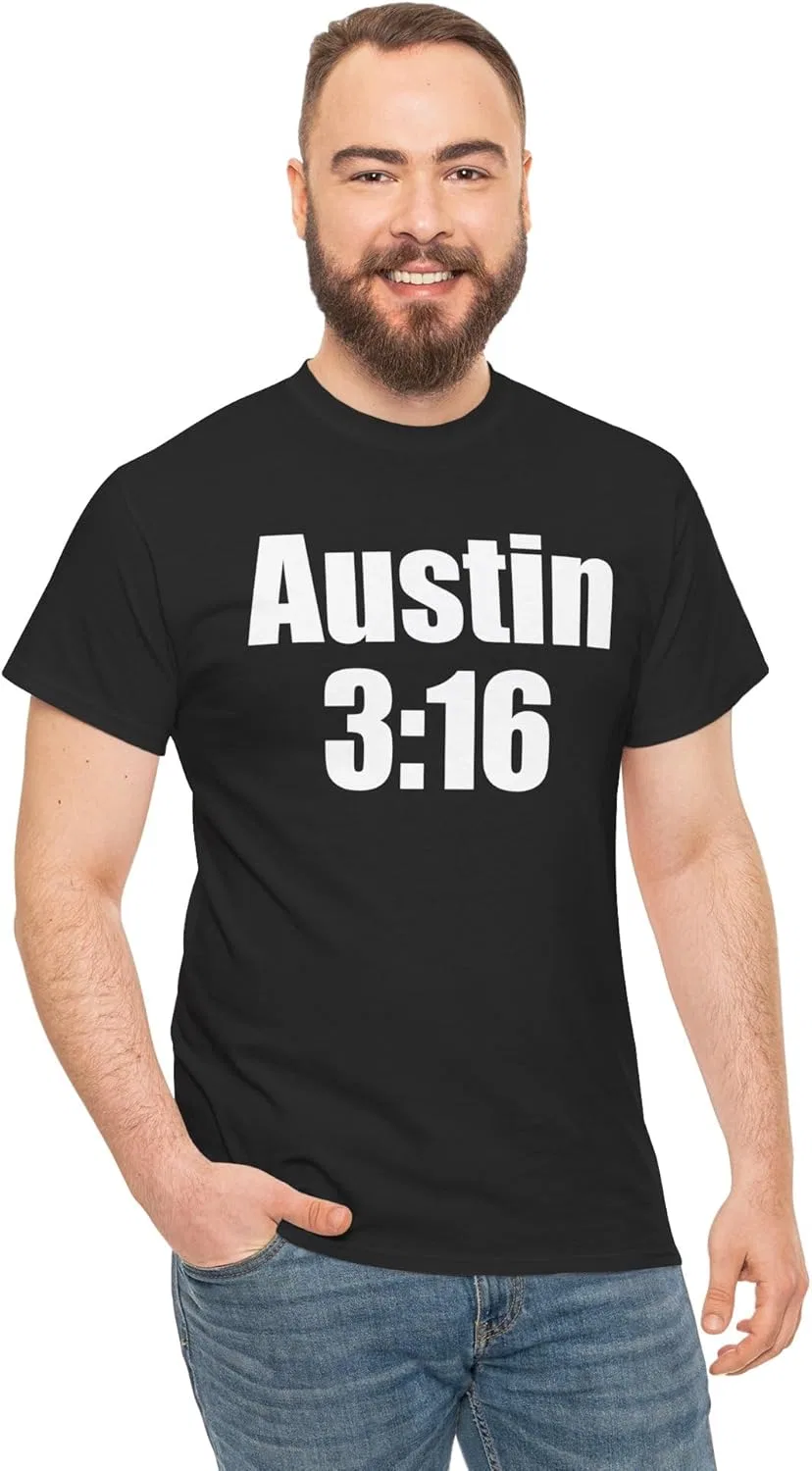 Футболка Stone Cold Steve Austin 3:16 в стиле рестлинга эпохи Attitude Era — подарок для мужчины и женщины — фото 2