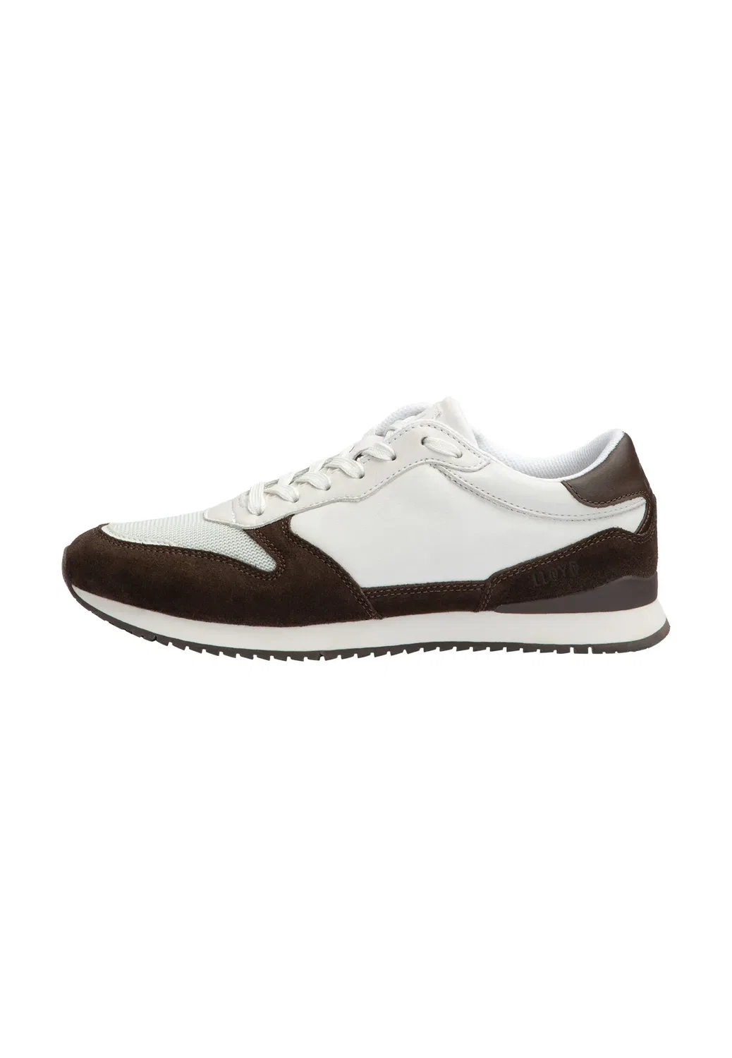 Sneaker High из кожи, LLOYD, белый/коричневый