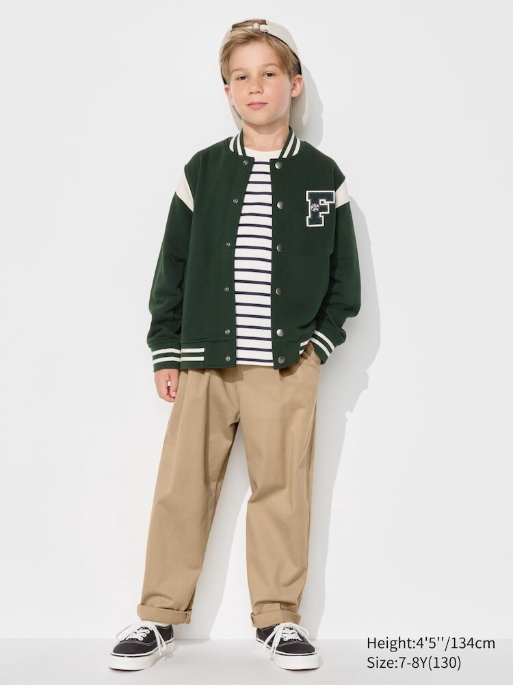 

Широкие брюки со складками Uniqlo, цвет 32 бежевый