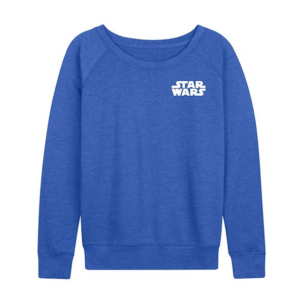 

Женская футболка с логотипом French Terry с длинным рукавом Star Wars, Heather Royal Blue, Синий, Женская футболка с логотипом French Terry с длинным рукавом Star Wars, Heather Royal Blue