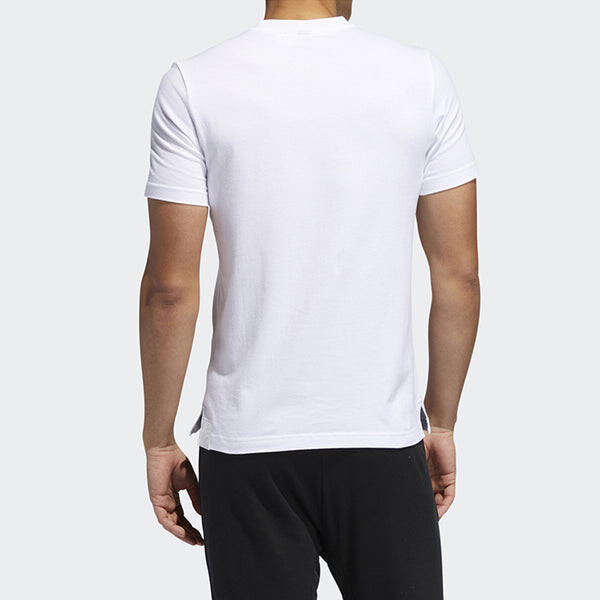 Футболка printed crew neck short sleeve men's white Adidas, белый — фото 4