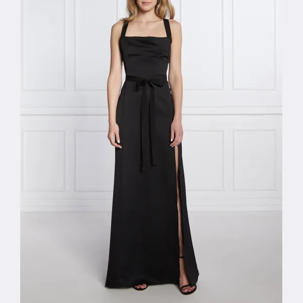 

Миндалевое платье Pinko, черный