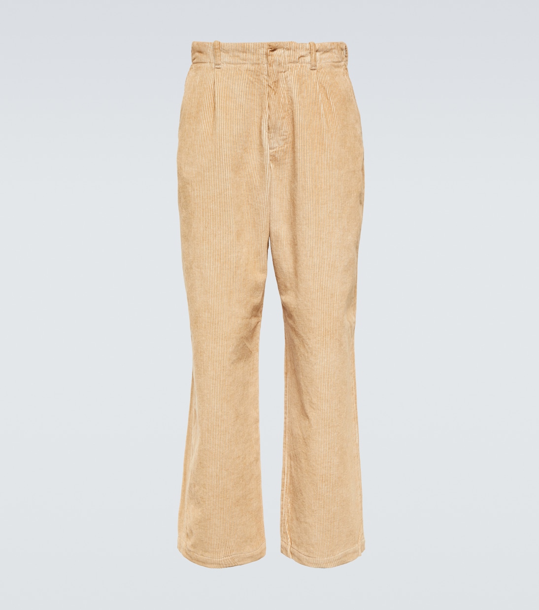 

Заимствованные широкие брюки из хлопка и льна Our Legacy, Washed Oat Cotton Linen Cord