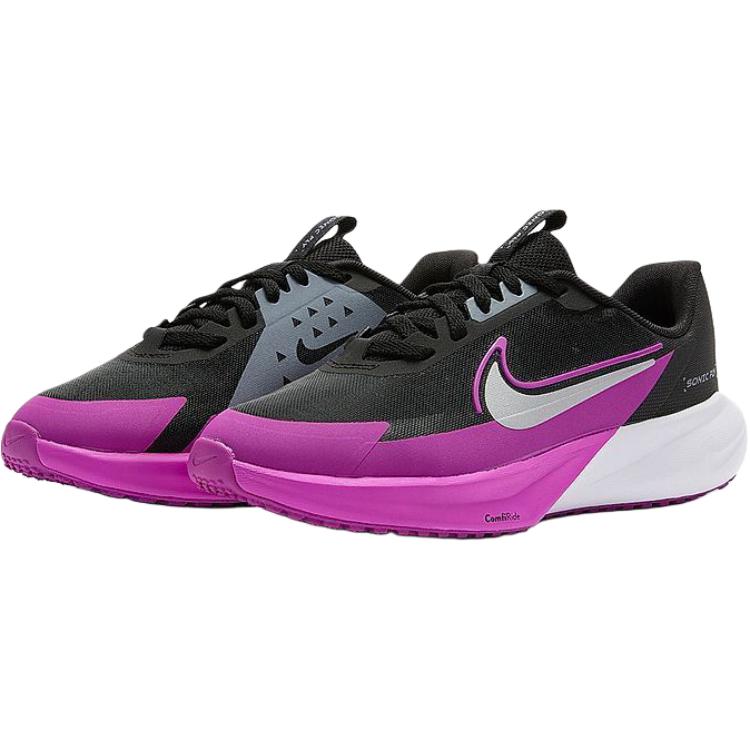 Детские беговые кроссовки sonic fly Nike, черный/фиолетовый — фото 4