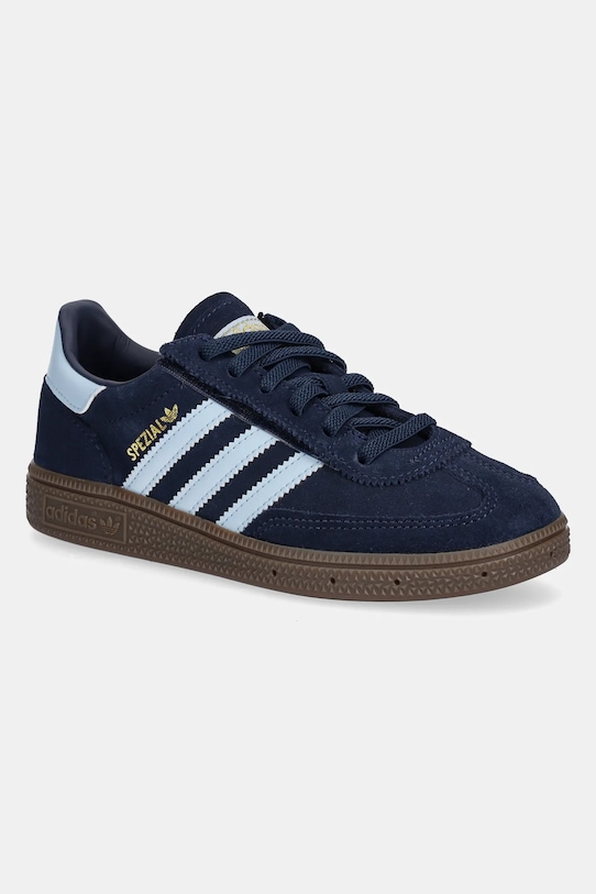 

Детские замшевые кроссовки Handball Spezial Adidas Originals, темно-синий