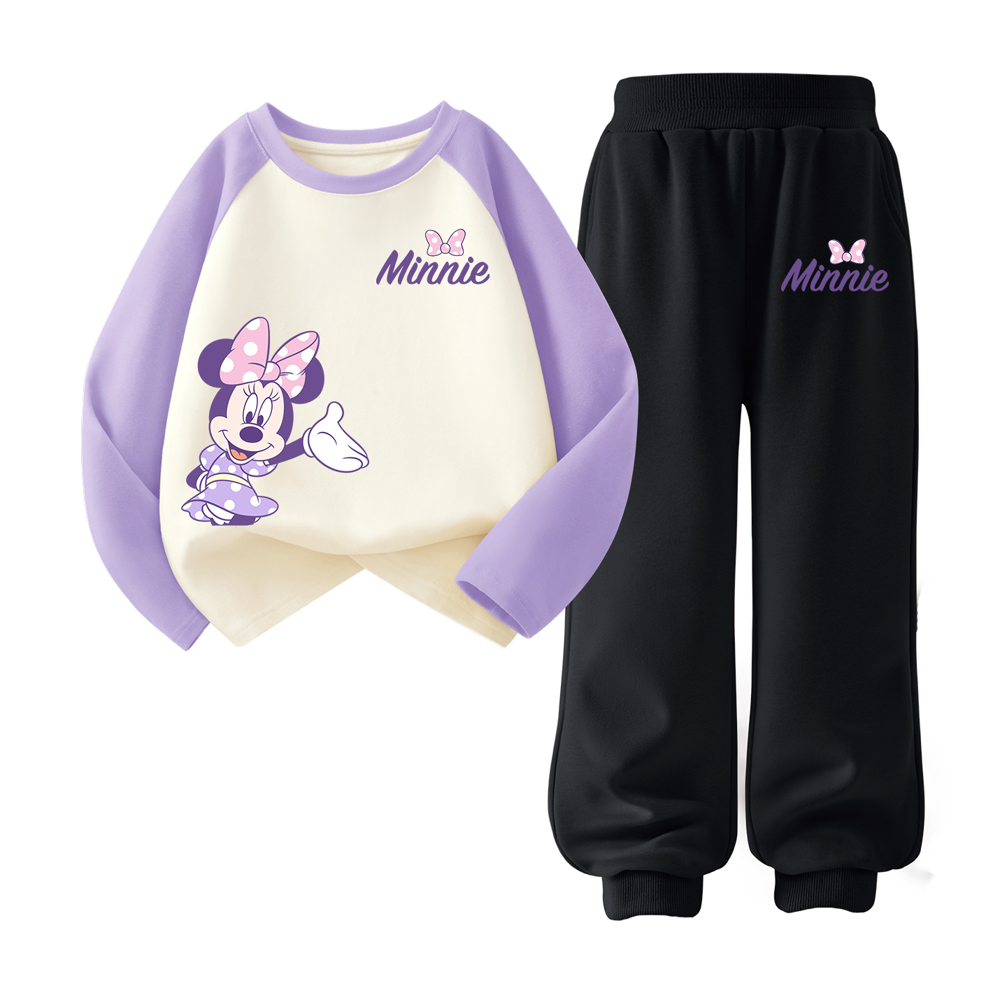 

Детская повседневная спортивная одежда Disney, фиолетовый