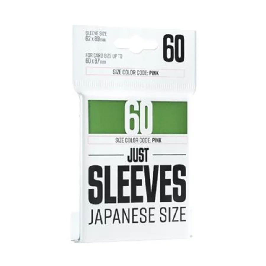 

Японский размер 62x89 мм — зеленый (60), Just Sleeves (Card Sleeves)