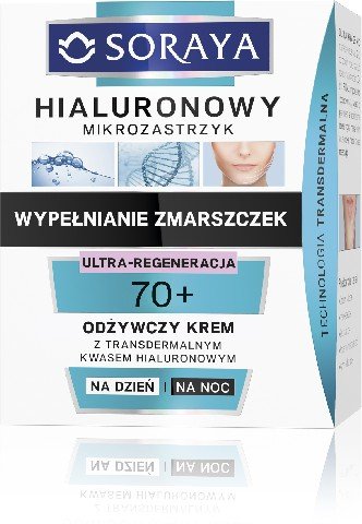 

Восстанавливающий крем 70+ для дня и ночи, 50 мл Soraya, Hyaluronic Microinjection